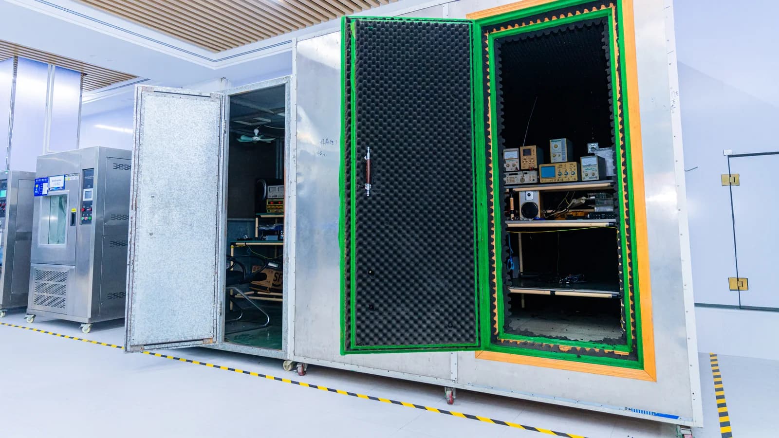Laboratory acoustic and environmental testing equipment