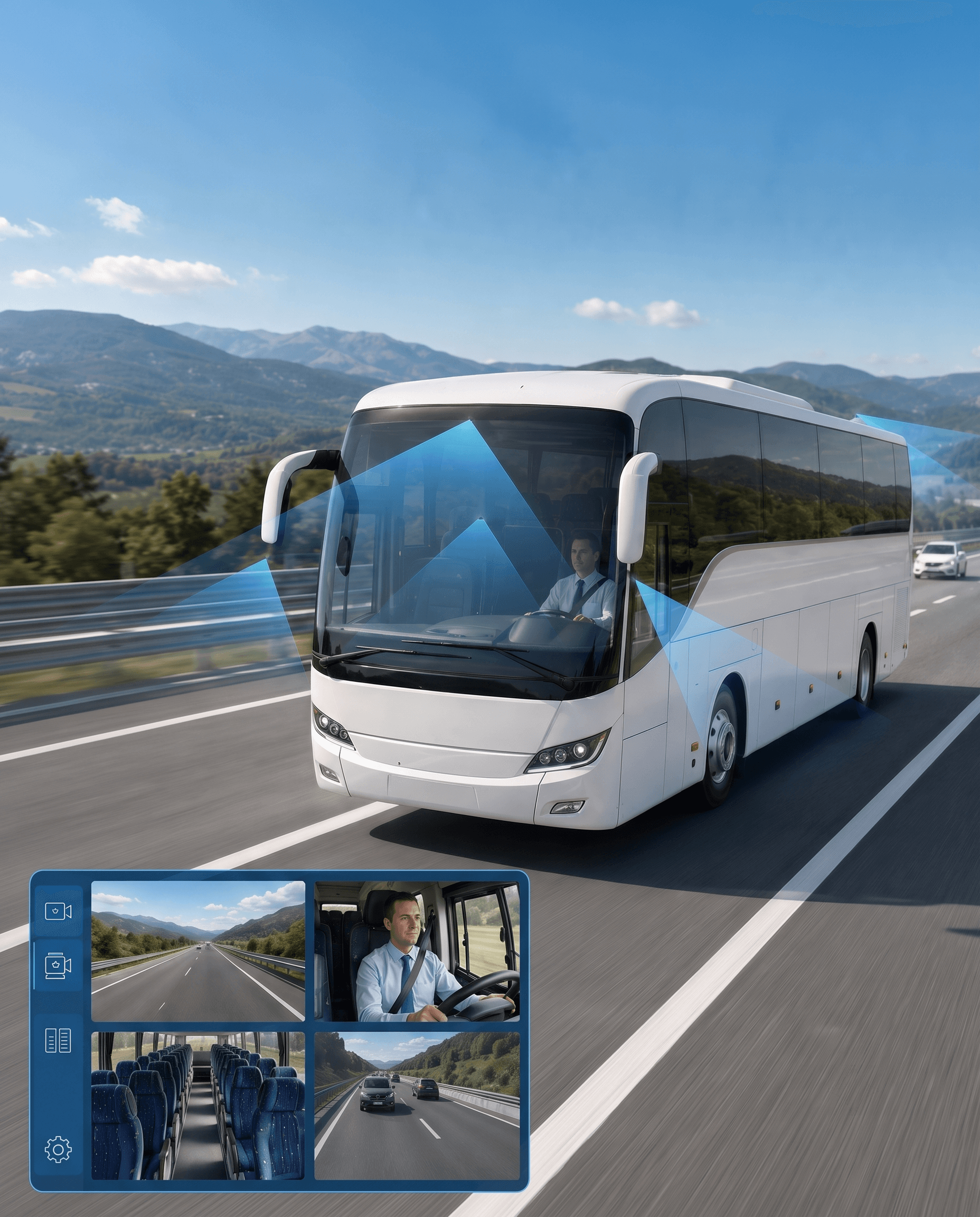 Coach video telematics and AI MDVR application