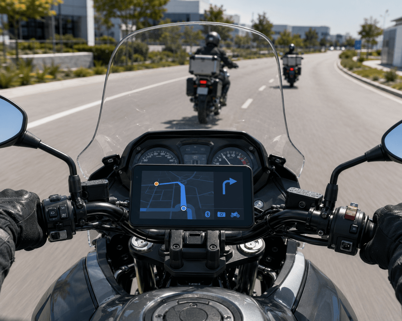 Motorcycle smart display application