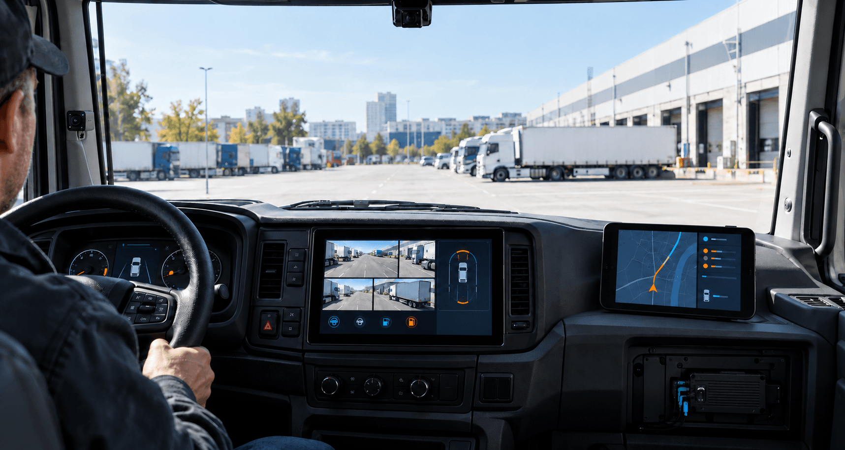 Integrated vehicle terminal and connected services dashboard