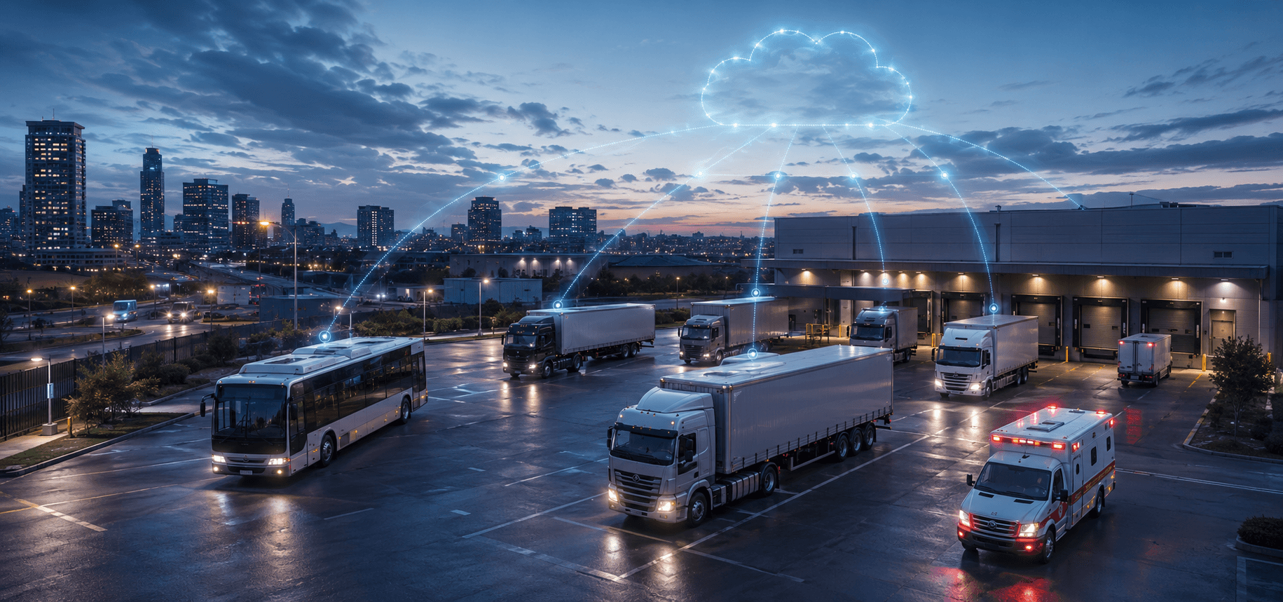 Thermal imaging connected to remote fleet monitoring
