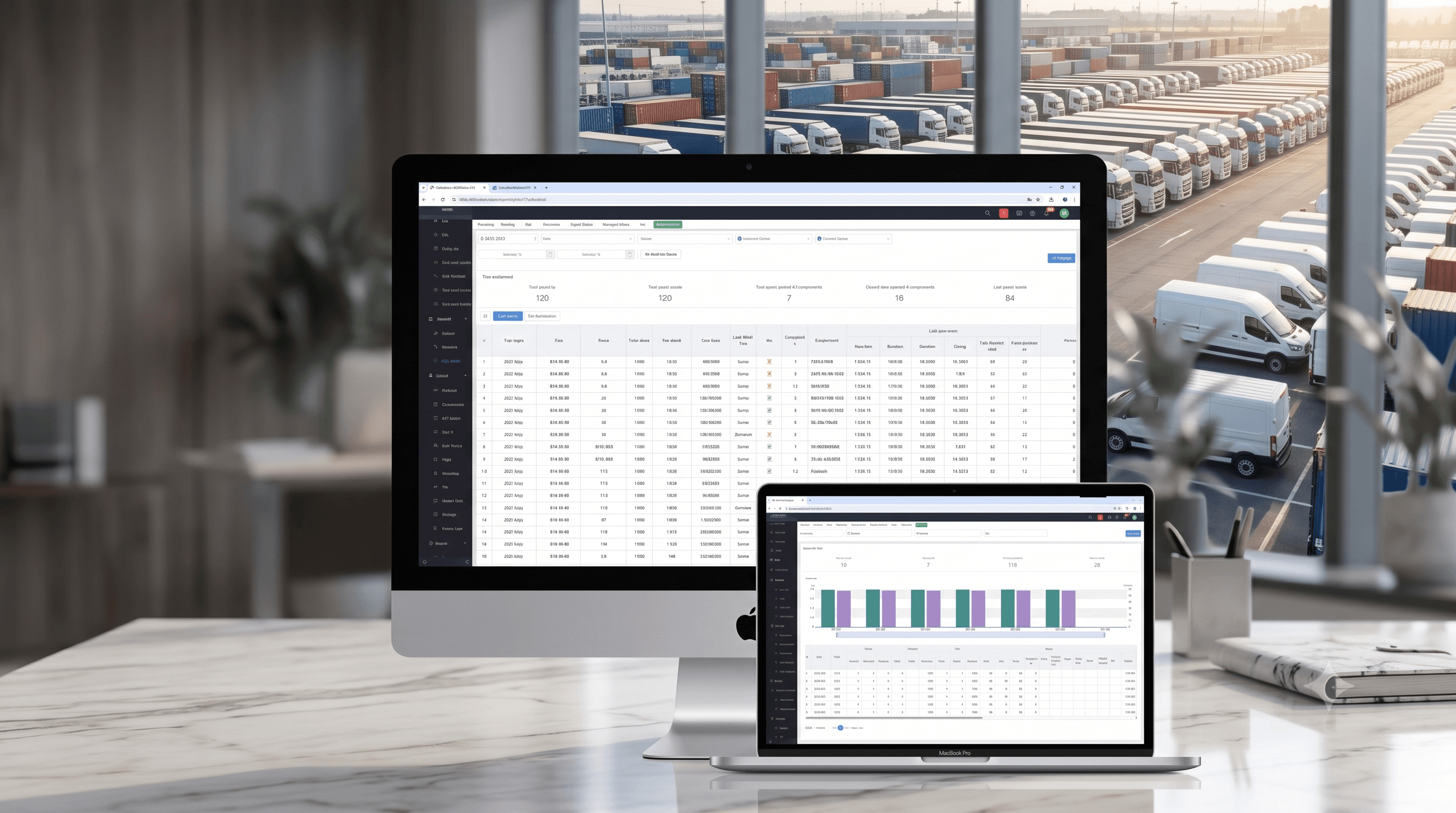 Truck fleet reports and analytics platform